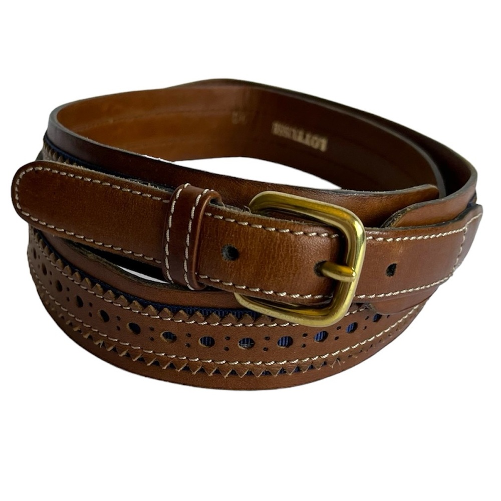 Lottusse brown leather belt